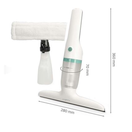 Limpiacristales recargable 12W/2200 mAh IPX4