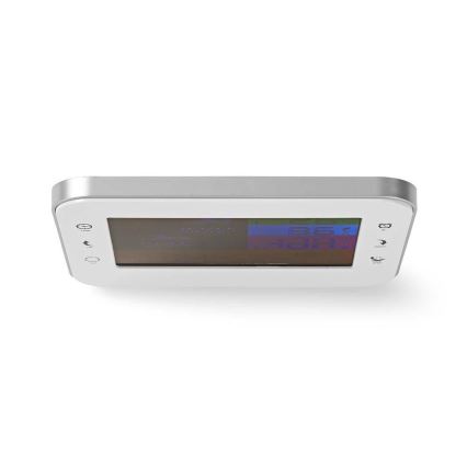 Estacion meteorologica con pantalla LCD a color 230V/3xAAA + 2xAA blanco