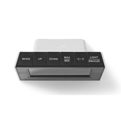 Estacion meteorologica con pantalla LCD a color 230V/3xAAA + 2xAA negro