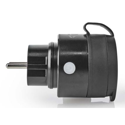 Enchufe inteligente 3680W/230V/Schuko Tipo F/16A Wi-Fi IP44 negro