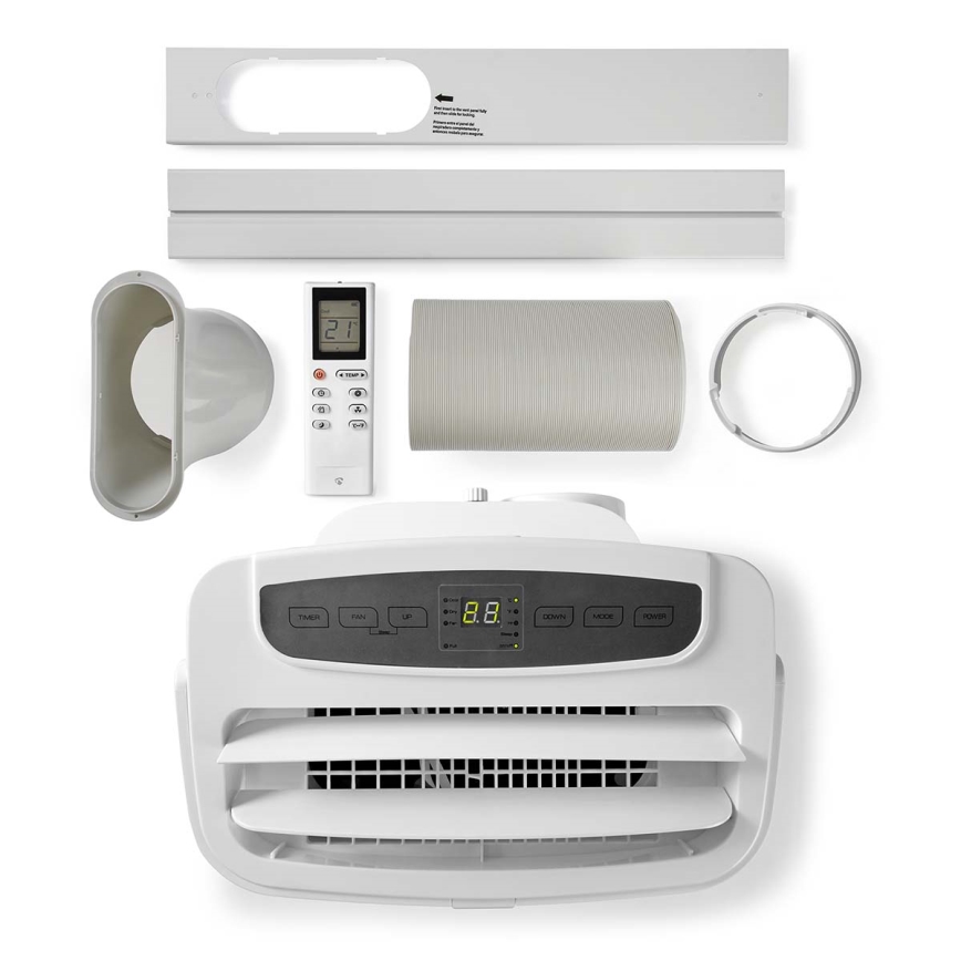 Aire acondicionado móvil inteligente 3en1 con accesorios completos 1357W/230V 12000 BTU Wi-Fi + control remoto