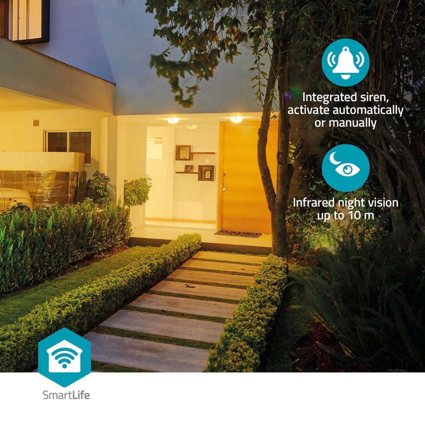 Cámara inteligente 3 MP Full HD (1296p) 6700 mAh Wi-Fi Tuya IP65