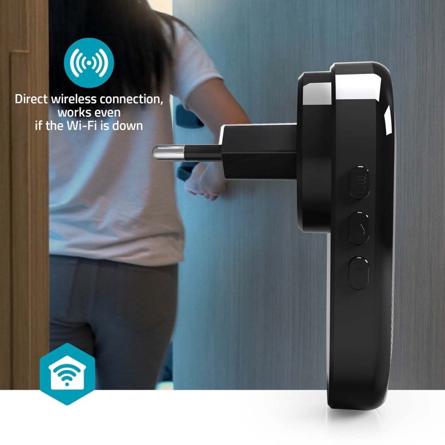 Gong para timbre SmartLife Wi-Fi, negro