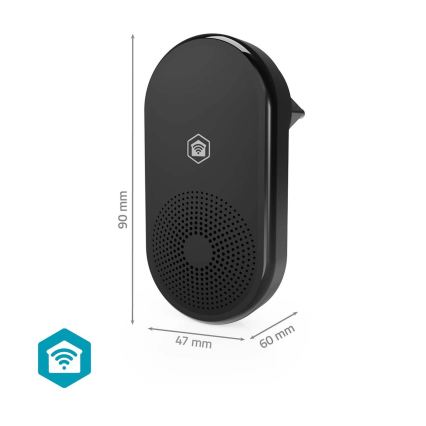Gong para timbre SmartLife Wi-Fi, negro