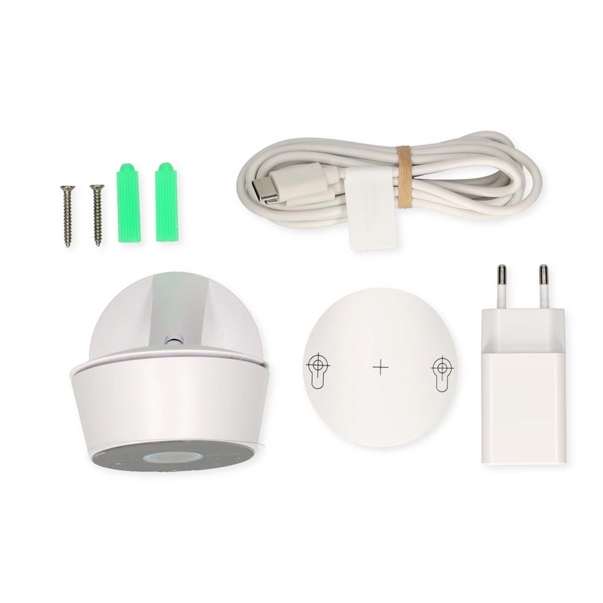 Cámara inteligente Smartlife 5V 3 MP Full HD 1296p Wi-Fi Tuya