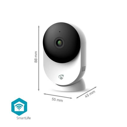 Cámara inteligente Smartlife 5V 3MP Full HD 1296p Wi-Fi