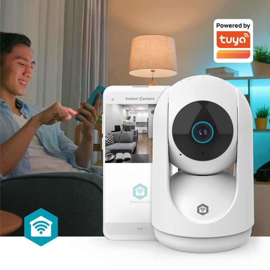 Cámara inteligente Smartlife 5 V 3 MP Full HD (1296p) Wi‑Fi, compatible con Tuya