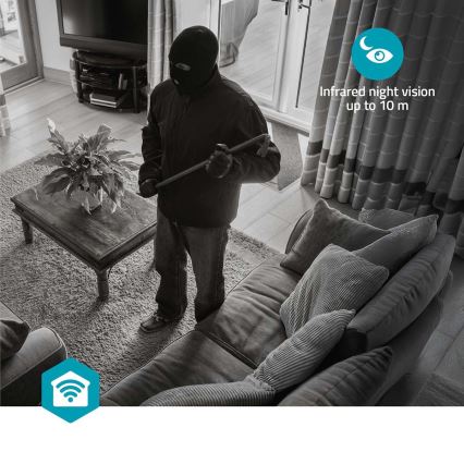 Cámara inteligente Smartlife 5 V 3 MP Full HD (1296p) Wi‑Fi, compatible con Tuya