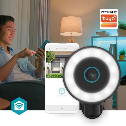 Cámara inteligente para exteriores SmartLife 5V 4K 8MP 3840x2160p IP65 Wi-Fi Tuya