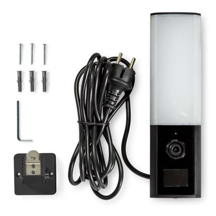 Cámara inteligente para exteriores Smartlife Full HD 1080p con iluminación LED Wi-Fi Tuya IP65