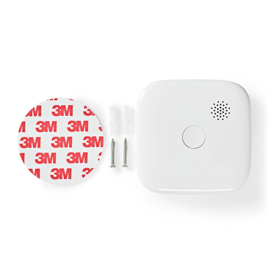 Detector de humo SmartLife 3V/1xCR123A Wi-Fi Tuya
