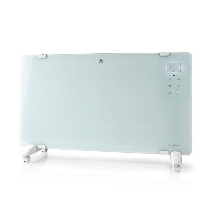 Calefactor/convector eléctrico 2000 W/230 V, Wi-Fi, IP24, con termostato