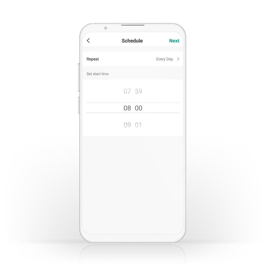 Calefactor/convector eléctrico 2000 W/230 V, Wi-Fi, IP24, con termostato
