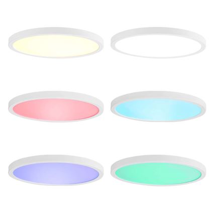 Plafón regulable RGBW SmartLife LED/18W/230V 2700-6500K Wi-Fi Tuya