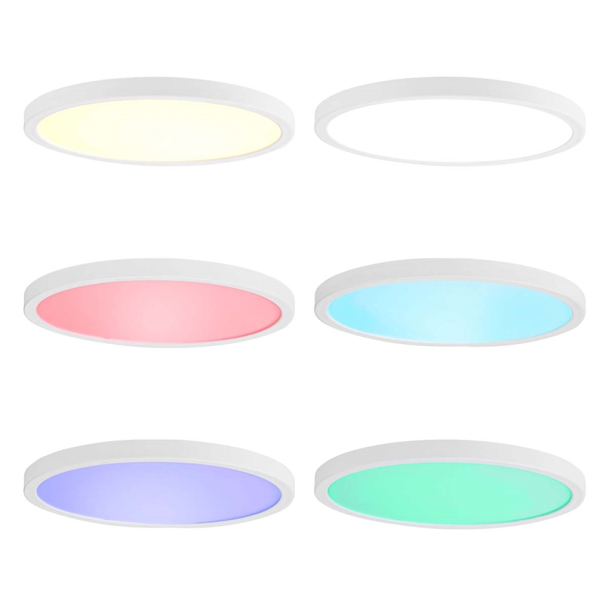 Plafón regulable RGBW SmartLife LED/18W/230V 2700-6500K Wi-Fi Tuya