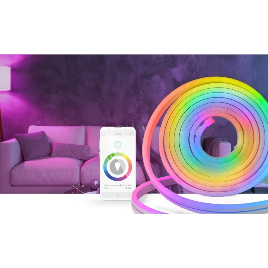 Cinta LED RGB regulable para exteriores SmartLife 6m LED/32W/230V Wi-Fi IP65 + mando a distancia