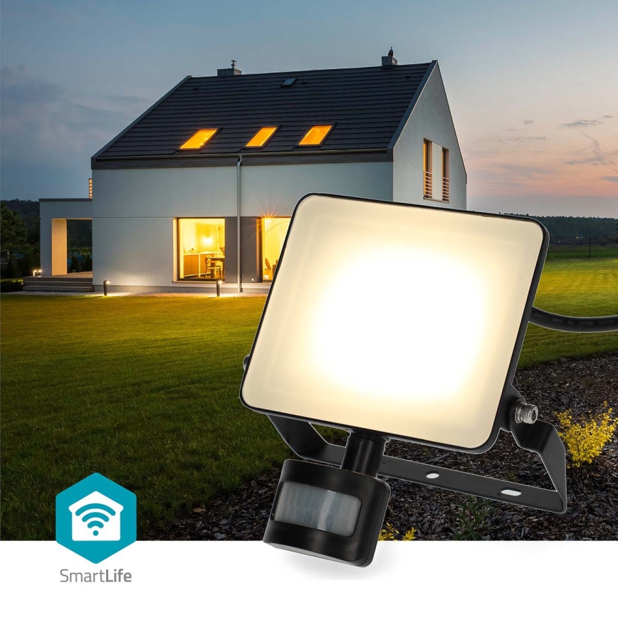 Reflector LED regulable con sensor de movimiento SmartLife LED/20W/230V 3000-6500K IP44 Wi-Fi