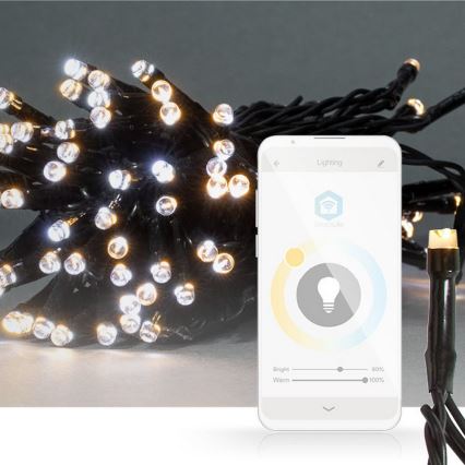 Guirnalda navideña de 50 LEDs · 8 funciones · 5 m · IP65 · Wi-Fi Tuya