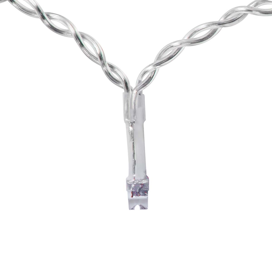 Cortina de Navidad LED 240xLED/8 funciones 8m IP65 Wi-Fi Tuya blanco frío