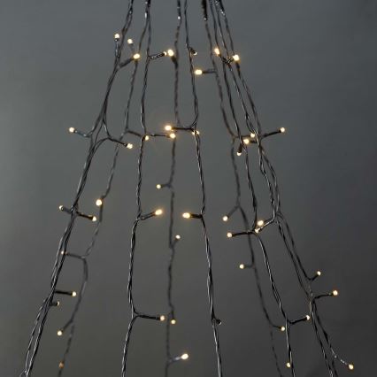 Cortina de Navidad LED para exteriores 200xLED/8 funciones 5x7m IP65 Wi-Fi Tuya