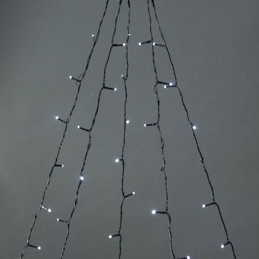 Cortina de Navidad LED para exteriores 200xLED/8 funciones 5x7m IP65 Wi-Fi Tuya blanco cálido a frío
