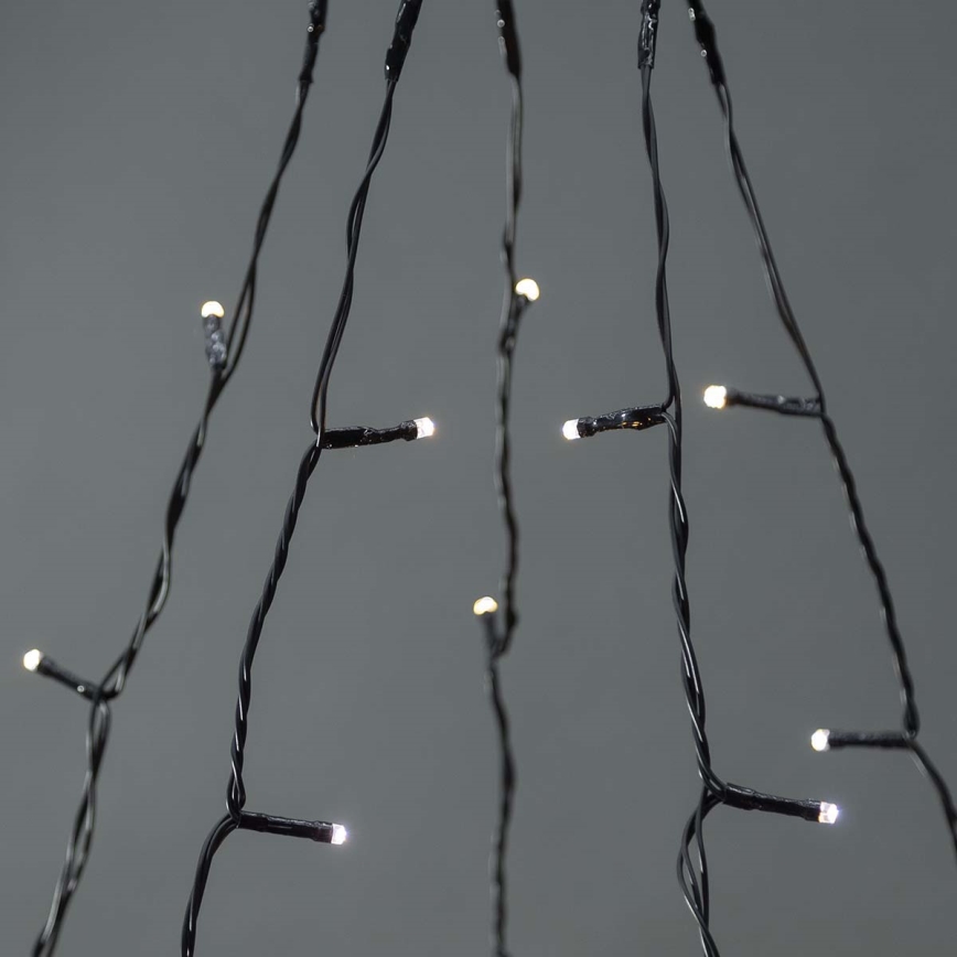 Cortina navideña LED para exterior 200xLED/8 funciones 5x4m IP65 Wi-Fi Tuya blanco cálido a frío