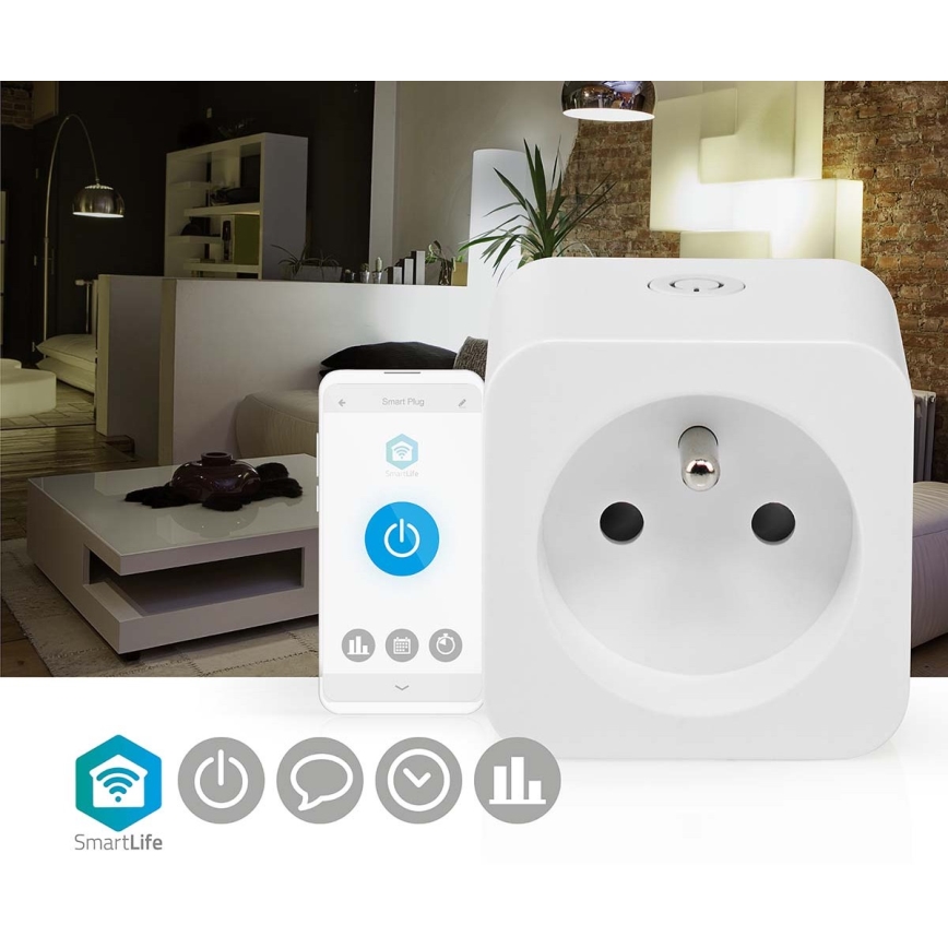 Enchufe Inteligente 3680W/230V/ Tipo E/16A Wi-Fi