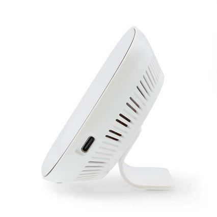 Monitor inteligente de calidad del aire con pantalla LED SmartLife Wi-Fi