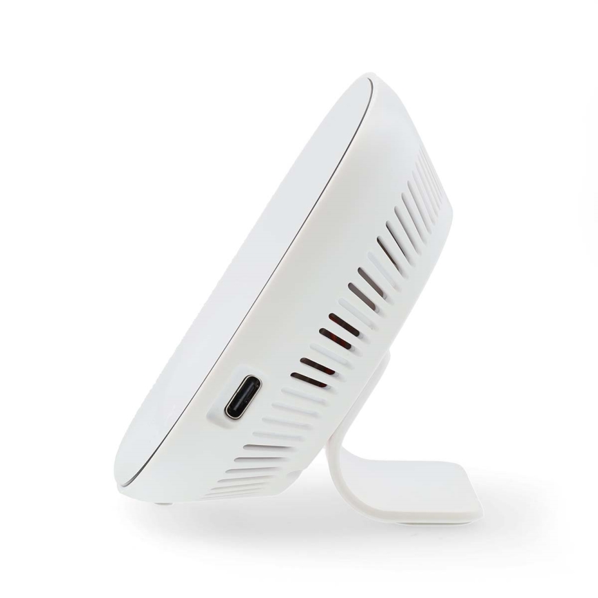 Monitor inteligente de calidad del aire con pantalla LED SmartLife Wi-Fi