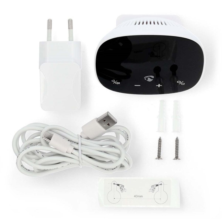 Monitor inteligente de calidad del aire con pantalla LED SmartLife Wi-Fi