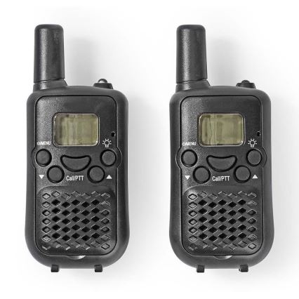 SET 2x Walkie-talkie con luz LED 3xAAA rango 5 km