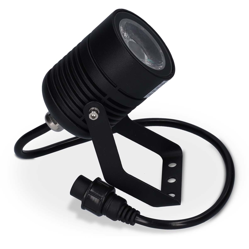 Pack de 3 lámparas LED RGBW regulables para exterior SmartLife LED/3W/230V IP65 Wi-Fi Tuya negras