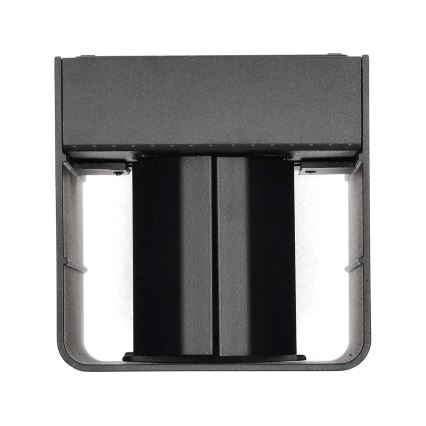 Aplique de pared exterior LED RGBW regulable SmartLife LED/12W/230V IP65 Wi-Fi Tuya negro