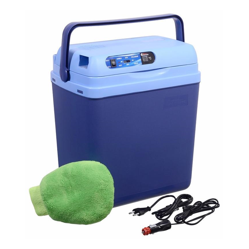 Nevera portátil con pantalla 48W/230/12V 25 l azul