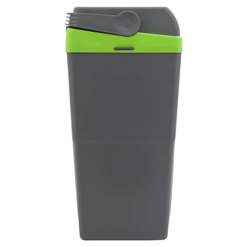 Nevera portátil para coche 22 l 55W/12V/230V gris/verde