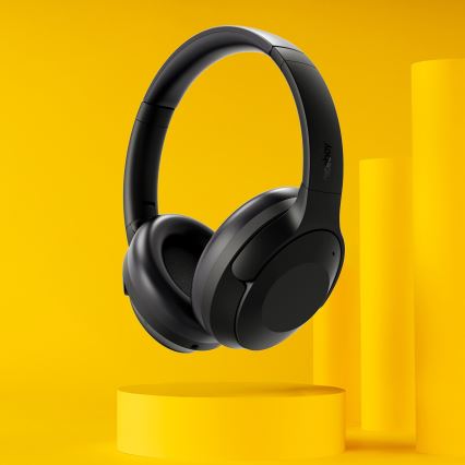 Niceboy Aura 5 ANC - Auriculares inalámbricos con micrófono y cancelación activa de ruido en negro
