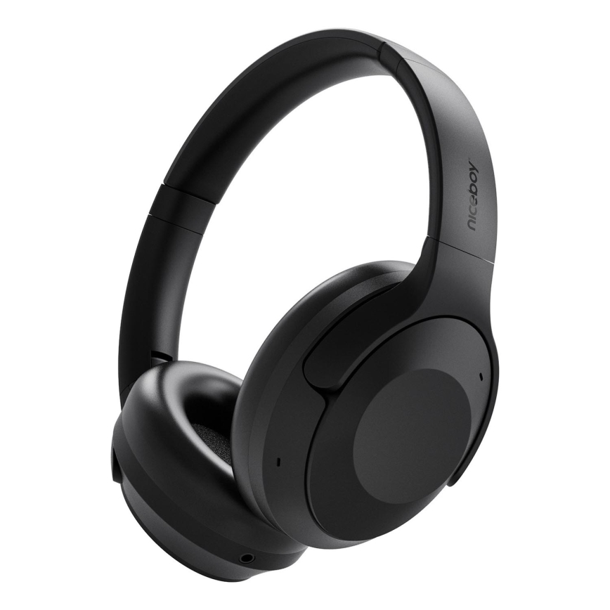 Niceboy Aura 5 ANC - Auriculares inalámbricos con micrófono y cancelación activa de ruido en negro