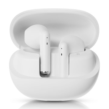 Niceboy Beans 4 - Auriculares inalámbricos 300 mAh + 2x 35 mAh IPX4 blanco
