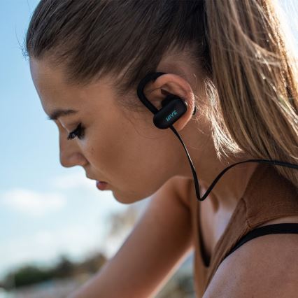 Niceboy HIVE sport 2 - Auriculares deportivos con un micrófono IPX5 negro