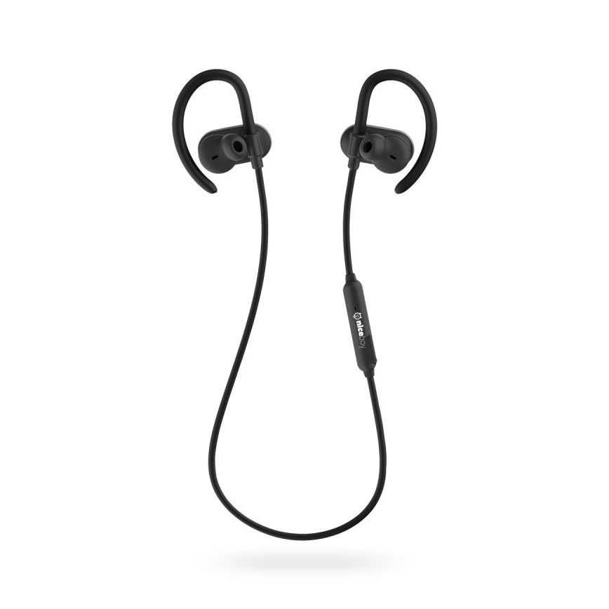 Niceboy HIVE sport 2 - Auriculares deportivos con un micrófono IPX5 negro