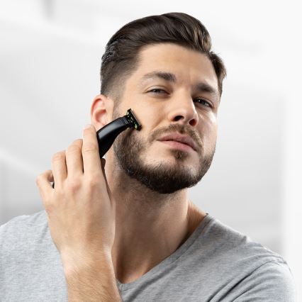 Niceboy ION AirBlade - Recortadora de barba 5W/5V IPX6 negro
