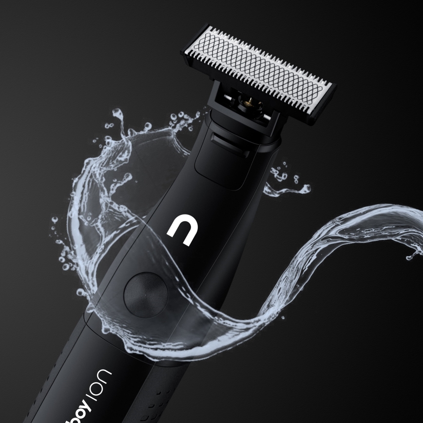 Niceboy ION AirBlade - Recortadora de barba 5W/5V IPX6 negro