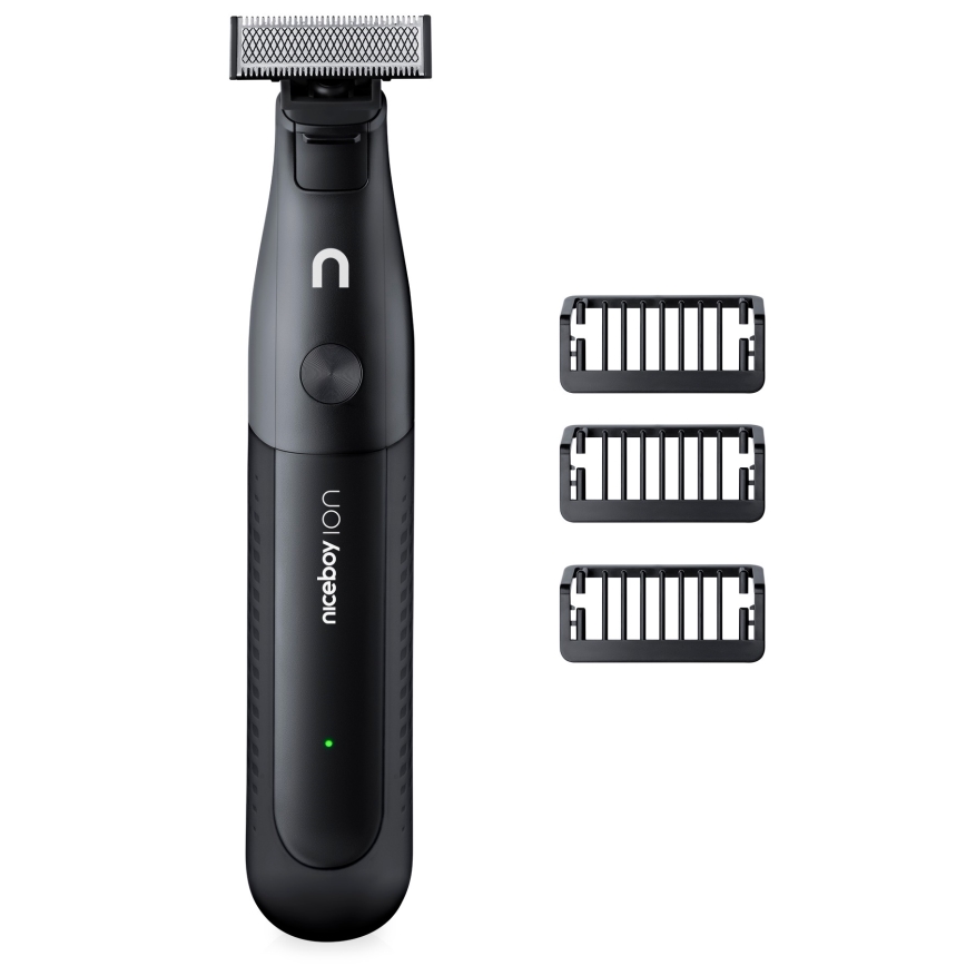 Niceboy ION AirBlade - Recortadora de barba 5W/5V IPX6 negro
