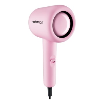 Niceboy ION AirSonic POP - Secador de pelo 1400W/230V rosa