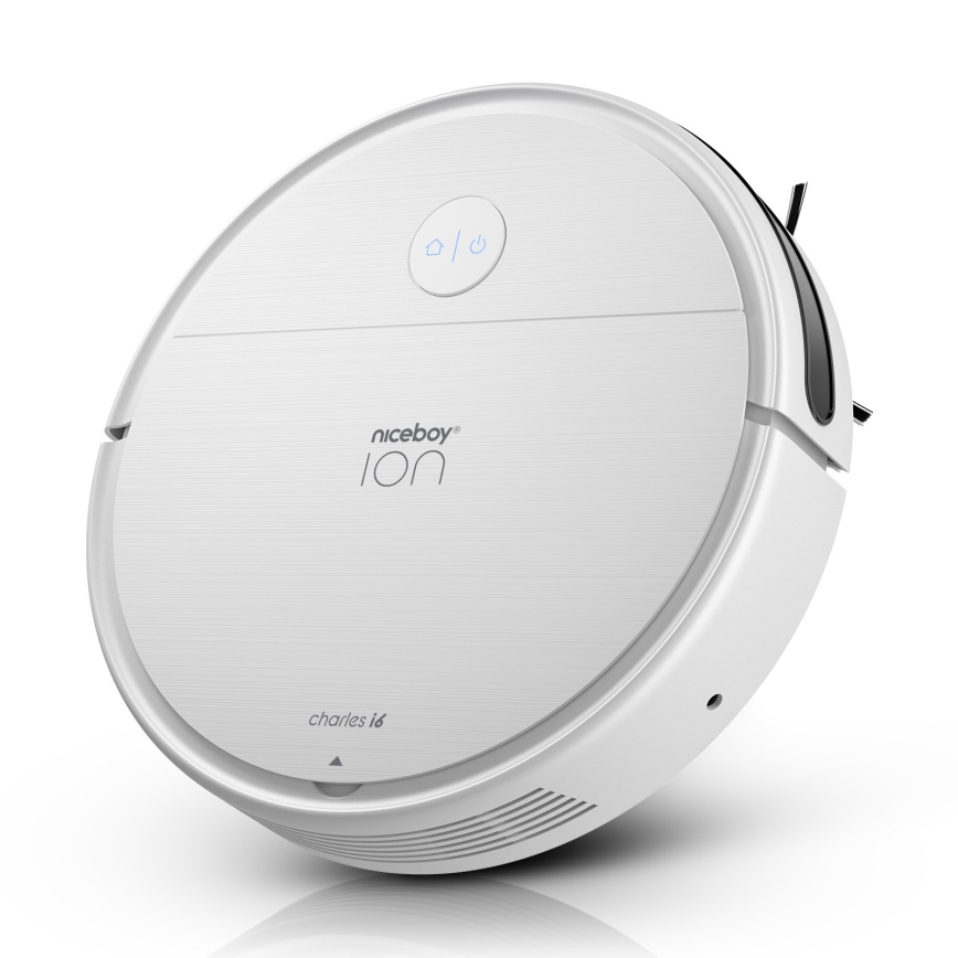 Niceboy ION Charles i6 - Robot aspirador inteligente 2en1 2600 mAh Wi-Fi blanco