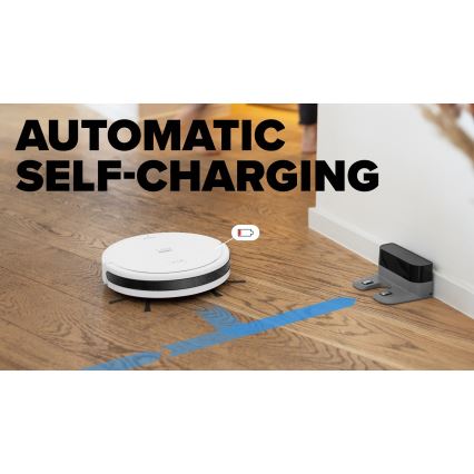 Niceboy ION Charles i6 - Robot aspirador inteligente 2en1 2600 mAh Wi-Fi blanco