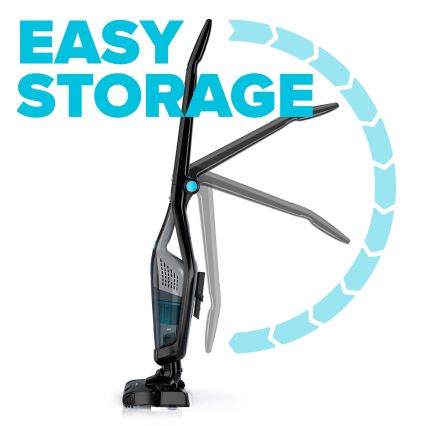 Niceboy ION Hurricane F7 - Aspiradora escoba sin cable 3en1 150W/2200 mAh negro