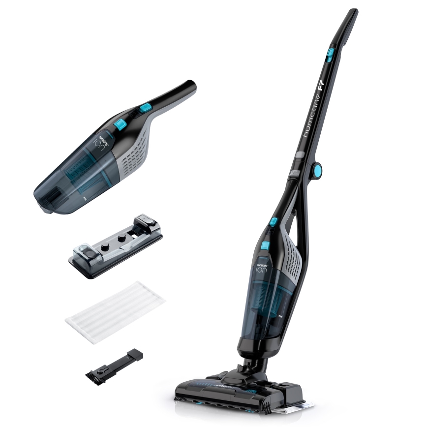 Niceboy ION Hurricane F7 - Aspiradora escoba sin cable 3en1 150W/2200 mAh negro