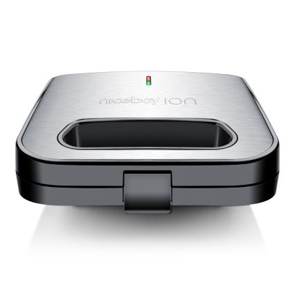 Niceboy ION Snacker S1 - Sandwichera 750W/230V cromo mate/negro