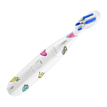 Niceboy ION Sonic Kids - Cepillo de dientes sónico infantil 500 mAh IPX7 blanco